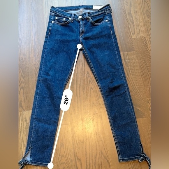 Rag & Bone Bow Ankle Stevie Jeans size 28 - Picture 13 of 13
